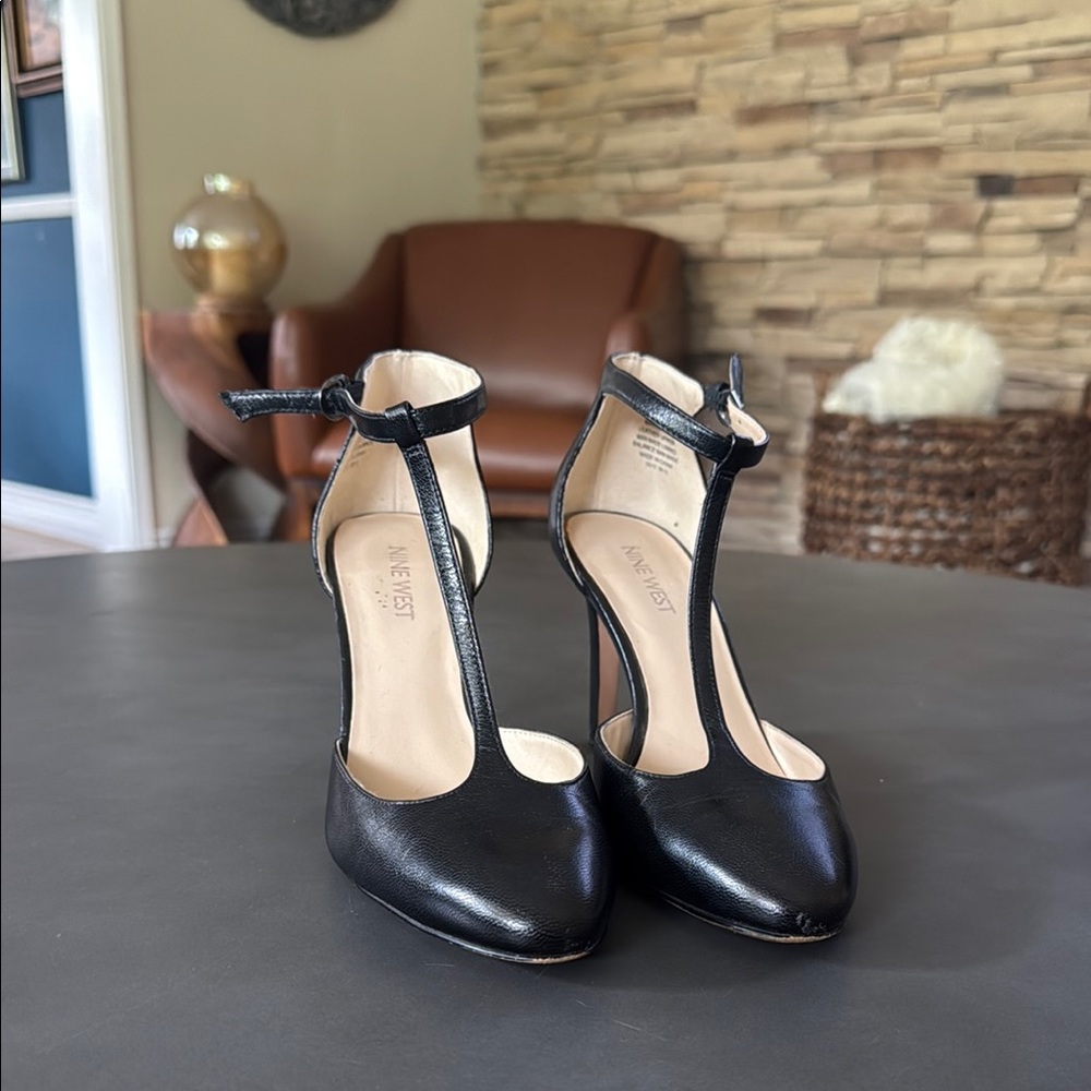 Nine West Black Classic Heels